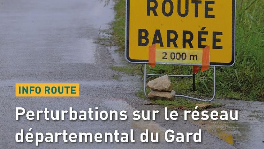 Etat des routes du Gard